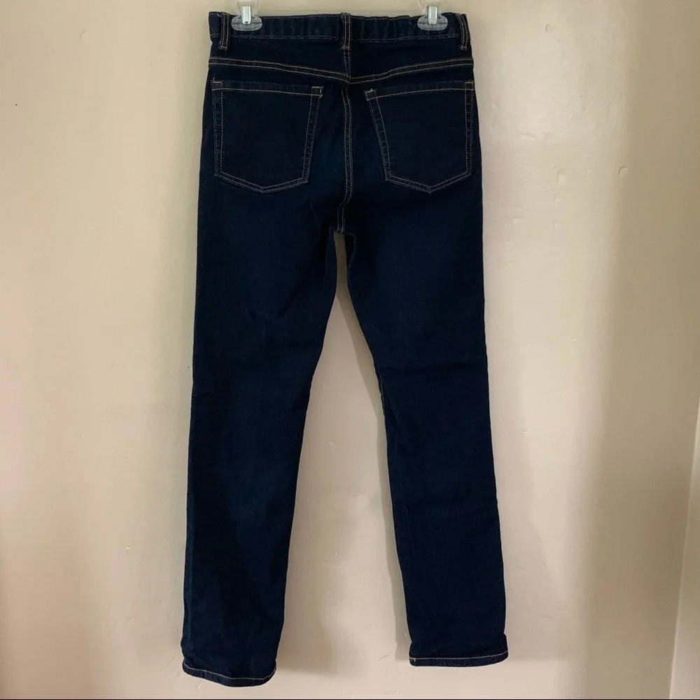 Old Navy Jeans Blue Dark Wash Skinny Built-In Flex High Rise Girls Jeans 16